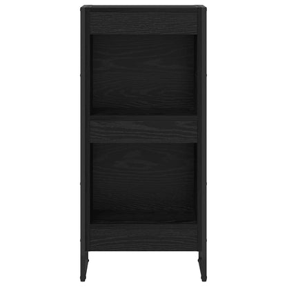vidaXL Bücherregal Schwarz Eichen-Optik 80 x 30 x 155 cm Holzwerkstoff