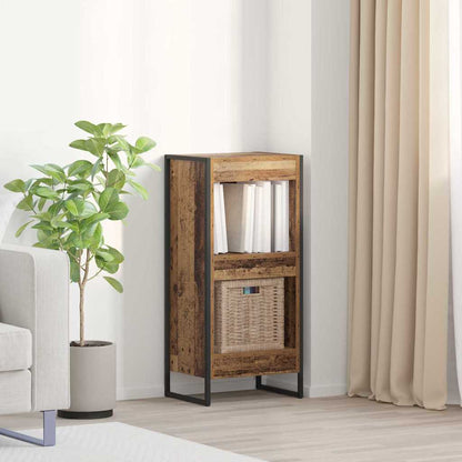 vidaXL Bibliothèque en bois de récupération 80 x 30 x 155 cm Bois d'ingénierie
