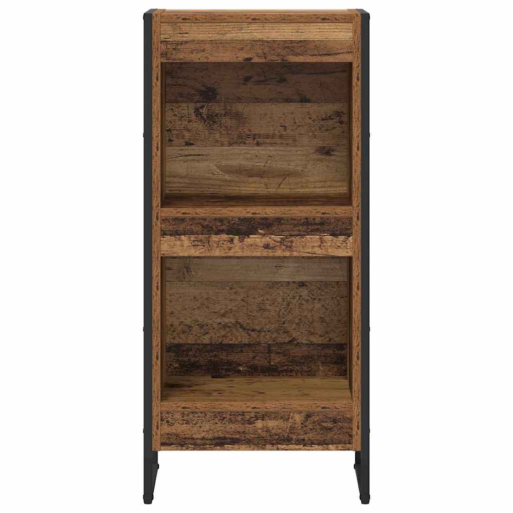 vidaXL Bibliothèque en bois de récupération 80 x 30 x 155 cm Bois d'ingénierie