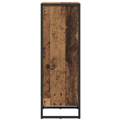 vidaXL Bibliothèque en bois de récupération 80 x 30 x 155 cm Bois d'ingénierie