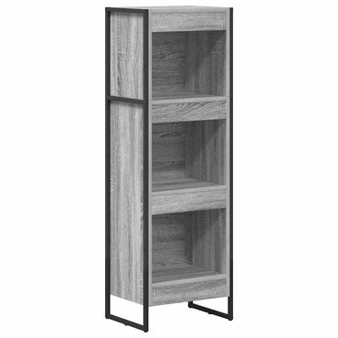 vidaXL Bücherregal Graues Sonoma 80 x 30 x 155 cm Holzwerkstoff