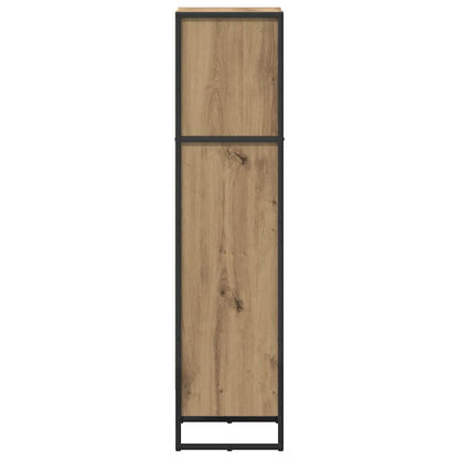 Bücherregal Kunsthandwerk Eiche 80 x 30 x 155 cm Holzwerkstoff