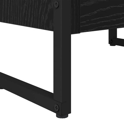 vidaXL Bücherregal Schwarz Eichen-Optik 80 x 30 x 155 cm Holzwerkstoff