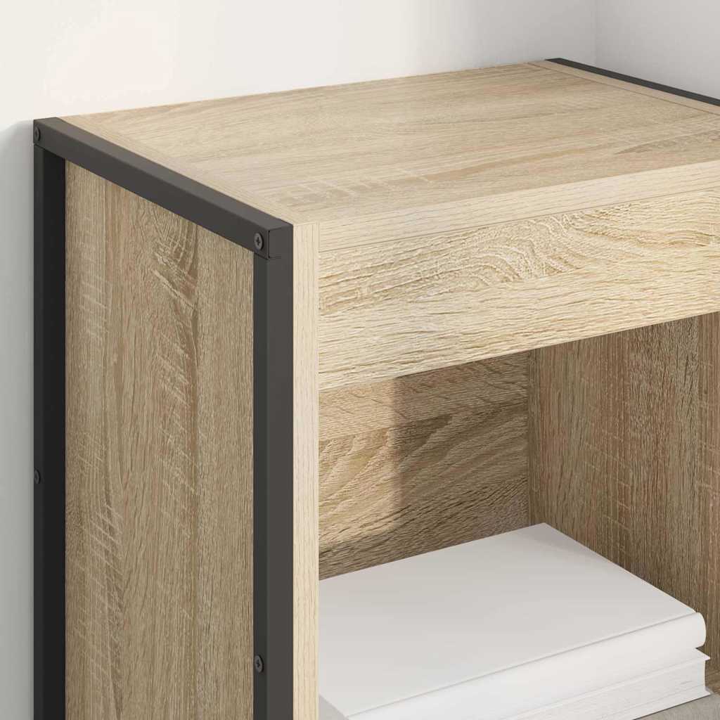 vidaXL Bücherregal Sonoma 80 x 30 x 155 cm Holzwerkstoff