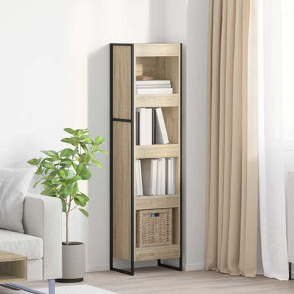 vidaXL Bücherregal Sonoma 80 x 30 x 155 cm Holzwerkstoff