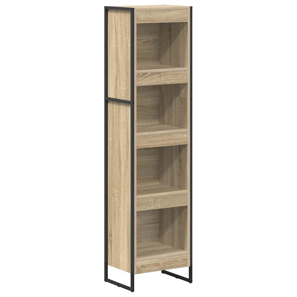 vidaXL Bücherregal Sonoma 80 x 30 x 155 cm Holzwerkstoff