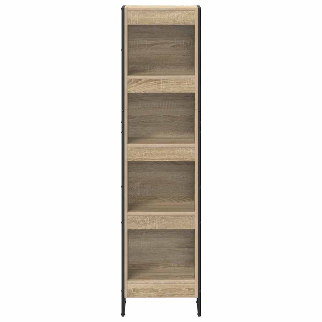 vidaXL Bücherregal Sonoma 80 x 30 x 155 cm Holzwerkstoff