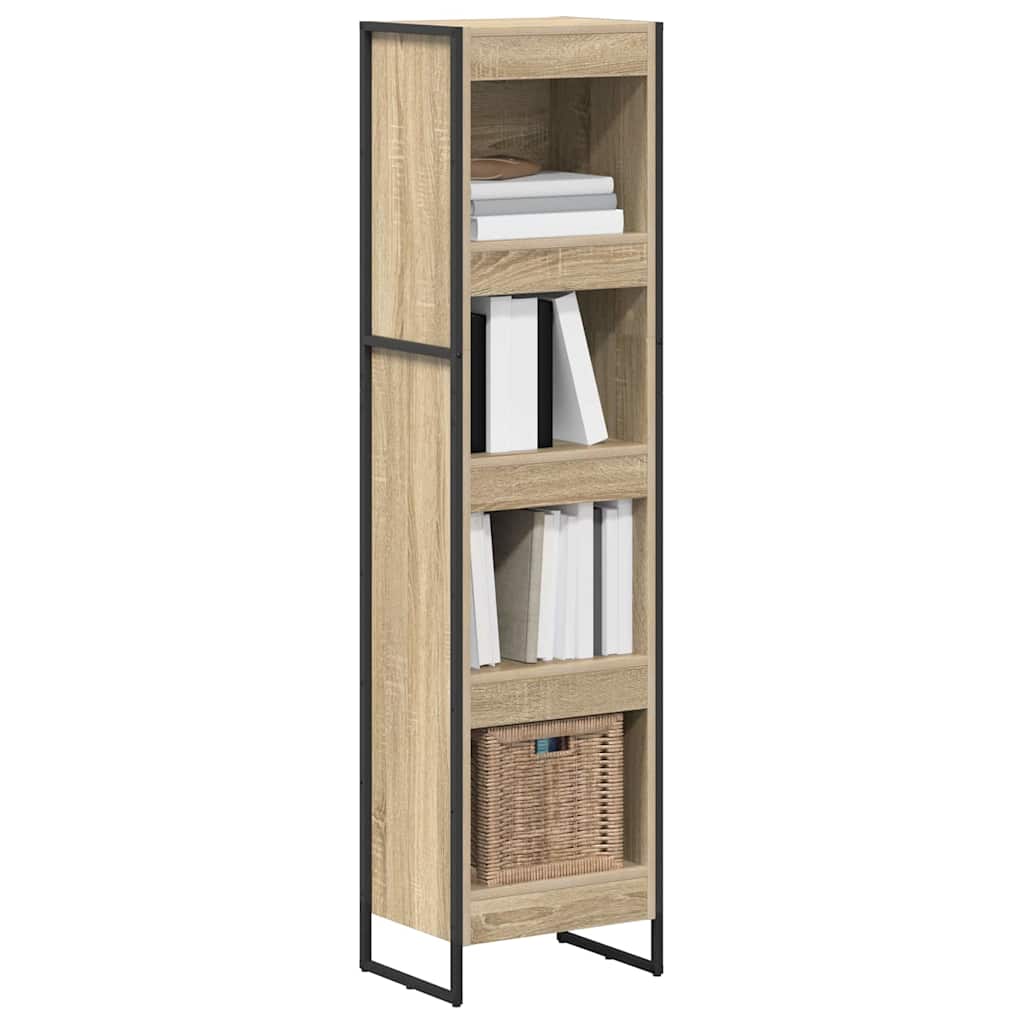 vidaXL Bücherregal Sonoma 80 x 30 x 155 cm Holzwerkstoff
