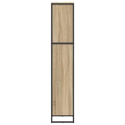 vidaXL Bücherregal Sonoma 80 x 30 x 155 cm Holzwerkstoff