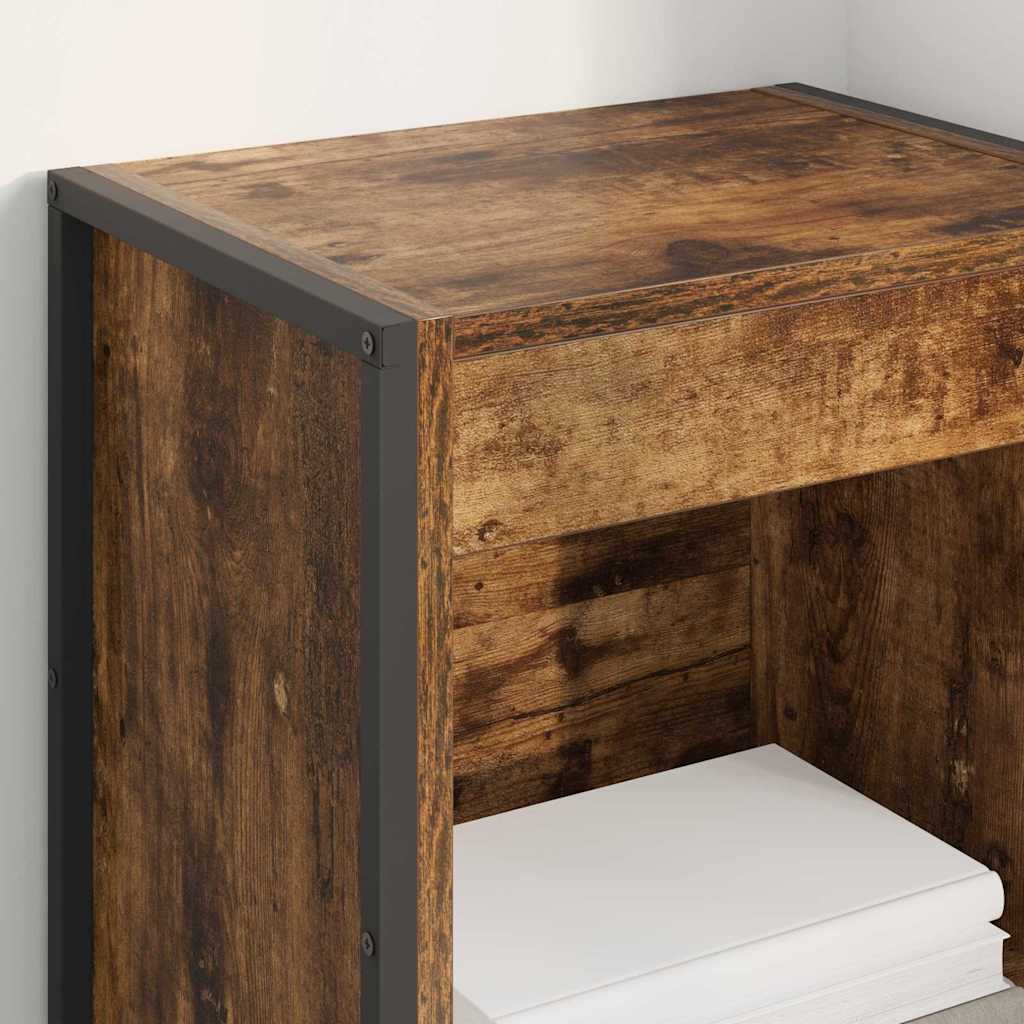 vidaXL Bücherregal Raucharbe 80 x 30 x 155 cm Holzwerkstoff