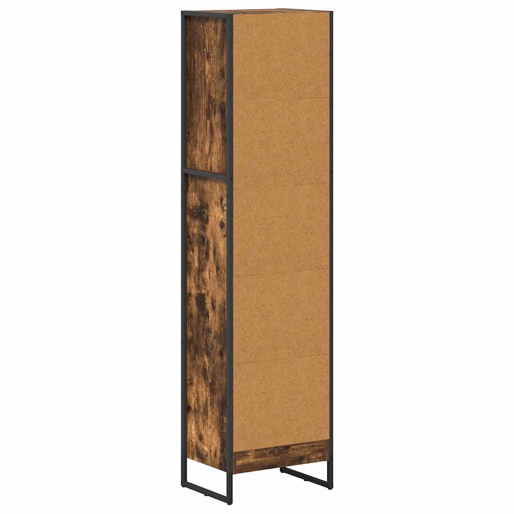 vidaXL Bücherregal Raucharbe 80 x 30 x 155 cm Holzwerkstoff