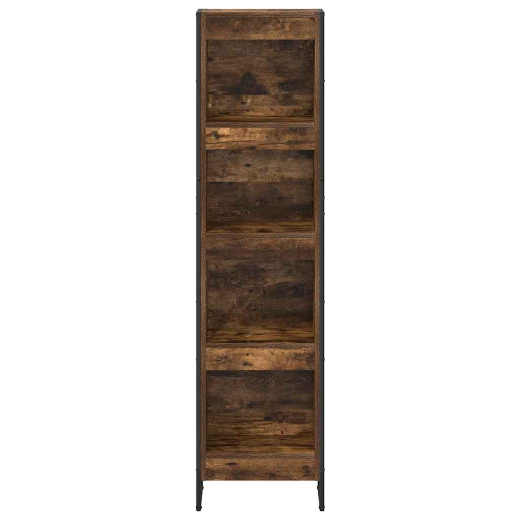 vidaXL Bücherregal Raucharbe 80 x 30 x 155 cm Holzwerkstoff