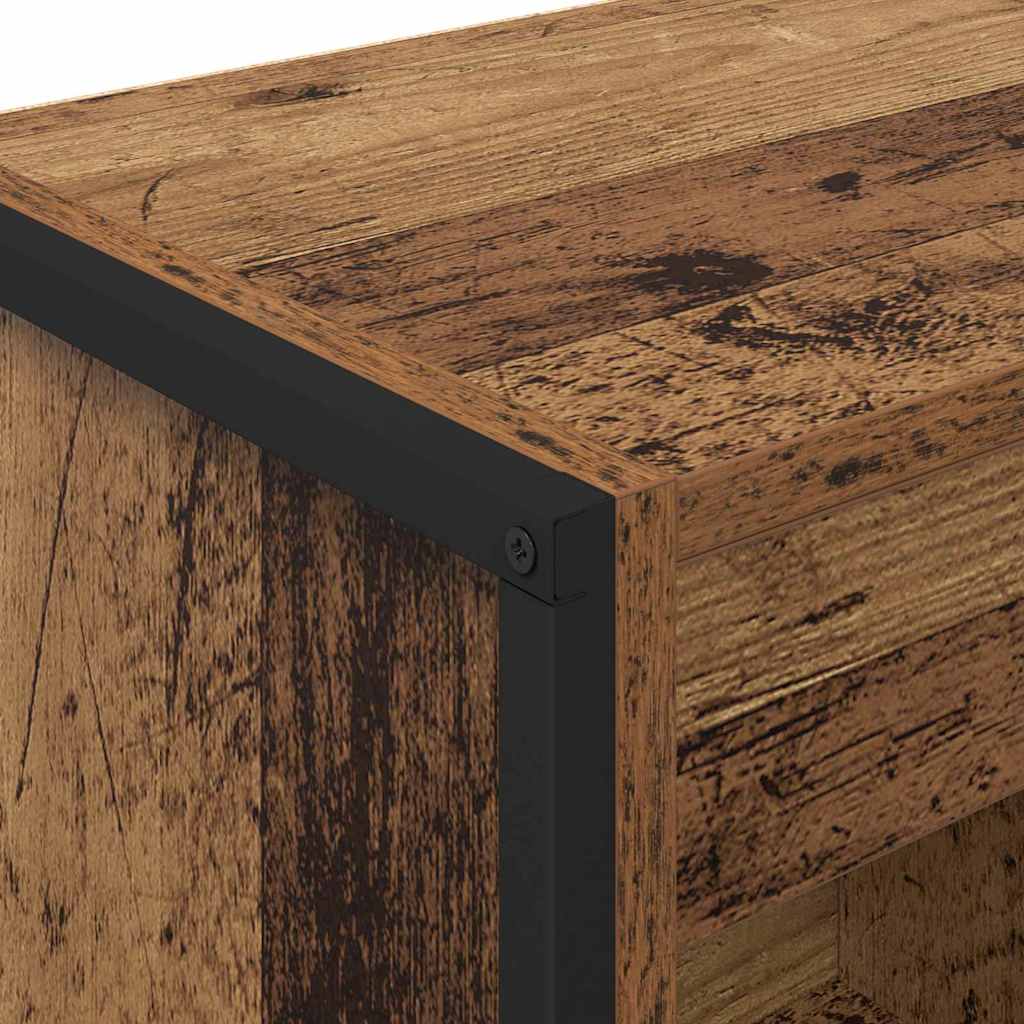 vidaXL Bibliothèque en bois de récupération 80 x 30 x 155 cm Bois d'ingénierie