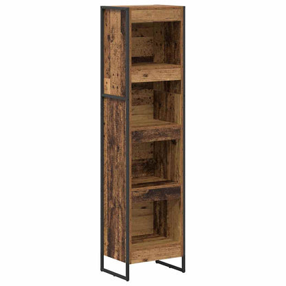 vidaXL Bibliothèque en bois de récupération 80 x 30 x 155 cm Bois d'ingénierie