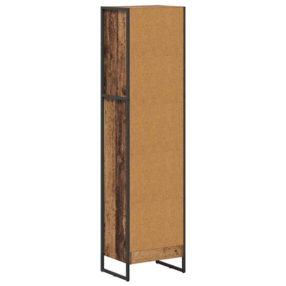 vidaXL Bibliothèque en bois de récupération 80 x 30 x 155 cm Bois d'ingénierie