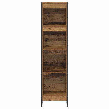 vidaXL Bibliothèque en bois de récupération 80 x 30 x 155 cm Bois d'ingénierie