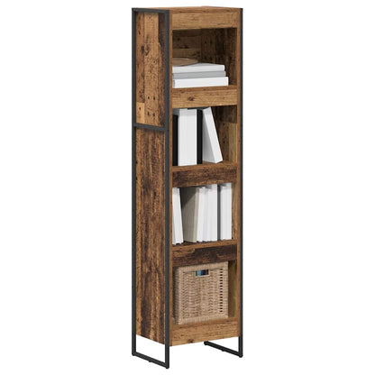 vidaXL Bibliothèque en bois de récupération 80 x 30 x 155 cm Bois d'ingénierie