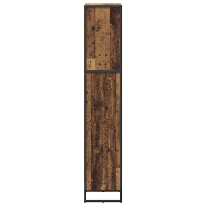 vidaXL Bibliothèque en bois de récupération 80 x 30 x 155 cm Bois d'ingénierie