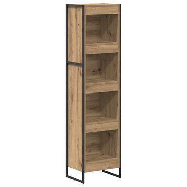 vidaXL Bücherregal Kunsthandwerk Eiche 80 x 30 x 155 cm Holzwerkstoff