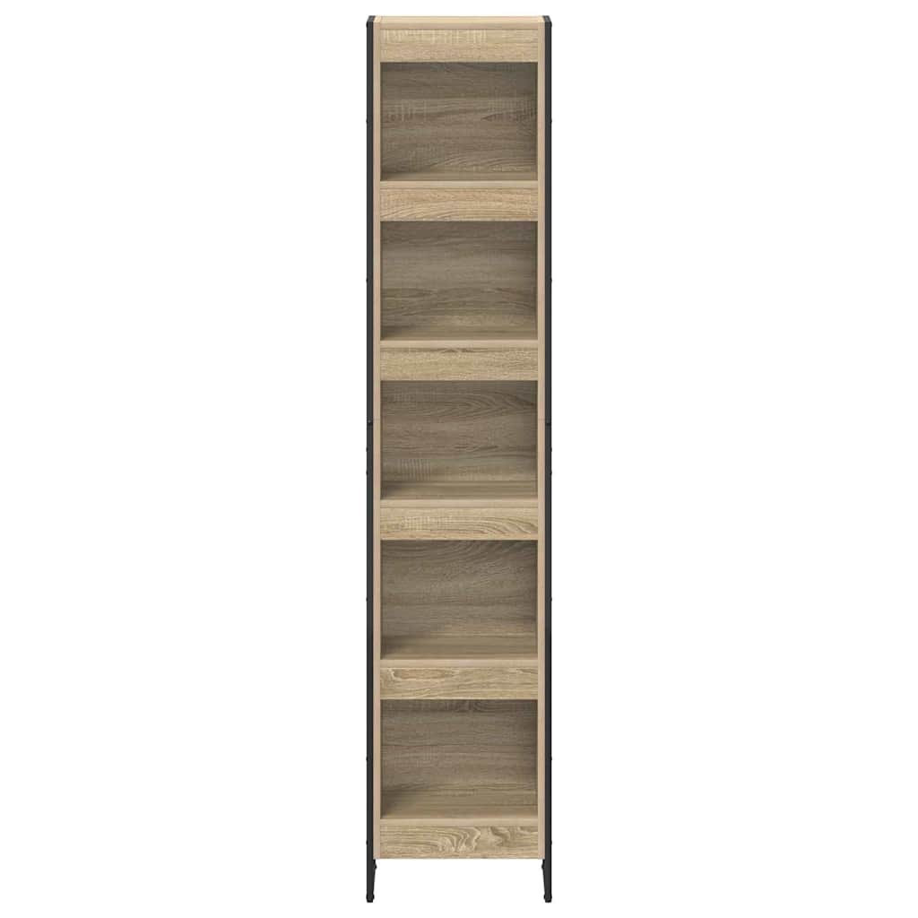 Bücherregal Sonoma 80 x 30 x 155 cm Holzwerkstoff