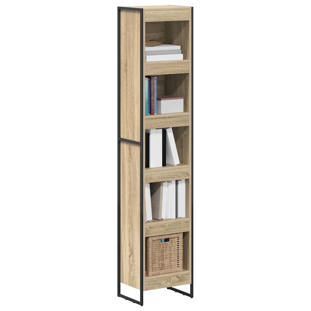 Bücherregal Sonoma 80 x 30 x 155 cm Holzwerkstoff