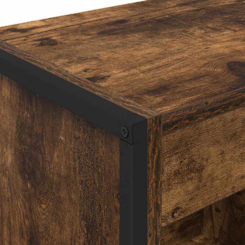 vidaXL Bücherregal Raucharbe 80 x 30 x 155 cm Holzwerkstoff