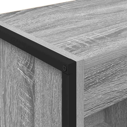 vidaXL Bücherregal Graues Sonoma 80 x 30 x 155 cm Holzwerkstoff