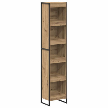 vidaXL Bücherregal Kunsthandwerk Eiche 80 x 30 x 155 cm Holzwerkstoff