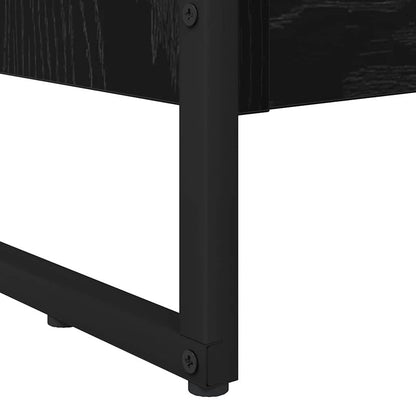 vidaXL Bücherregal Schwarz Eichen-Optik 80 x 30 x 155 cm Holzwerkstoff