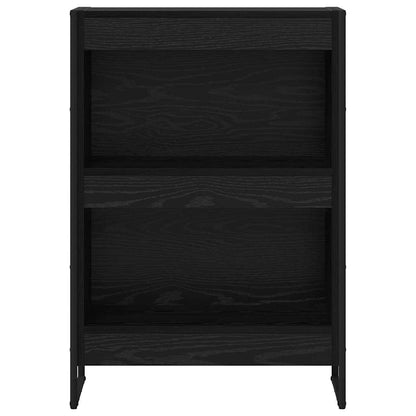 vidaXL Bücherregal Schwarz Eichen-Optik 80 x 30 x 155 cm Holzwerkstoff