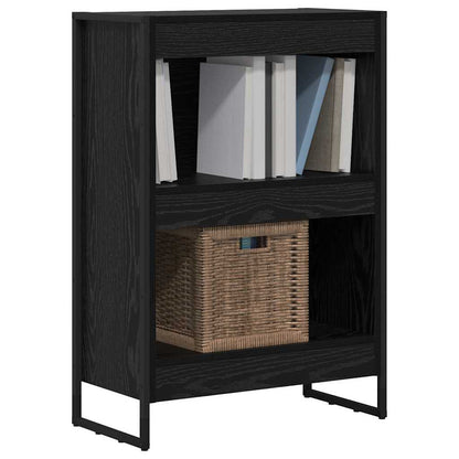 vidaXL Bücherregal Schwarz Eichen-Optik 80 x 30 x 155 cm Holzwerkstoff