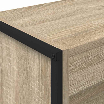vidaXL Bücherregal Sonoma 80 x 30 x 155 cm Holzwerkstoff