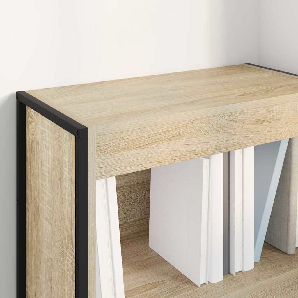 vidaXL Bücherregal Sonoma 80 x 30 x 155 cm Holzwerkstoff