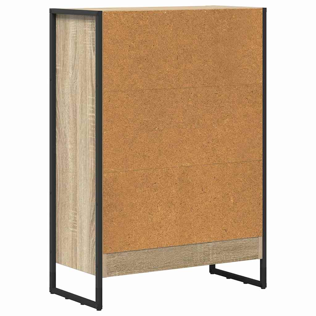 vidaXL Bücherregal Sonoma 80 x 30 x 155 cm Holzwerkstoff