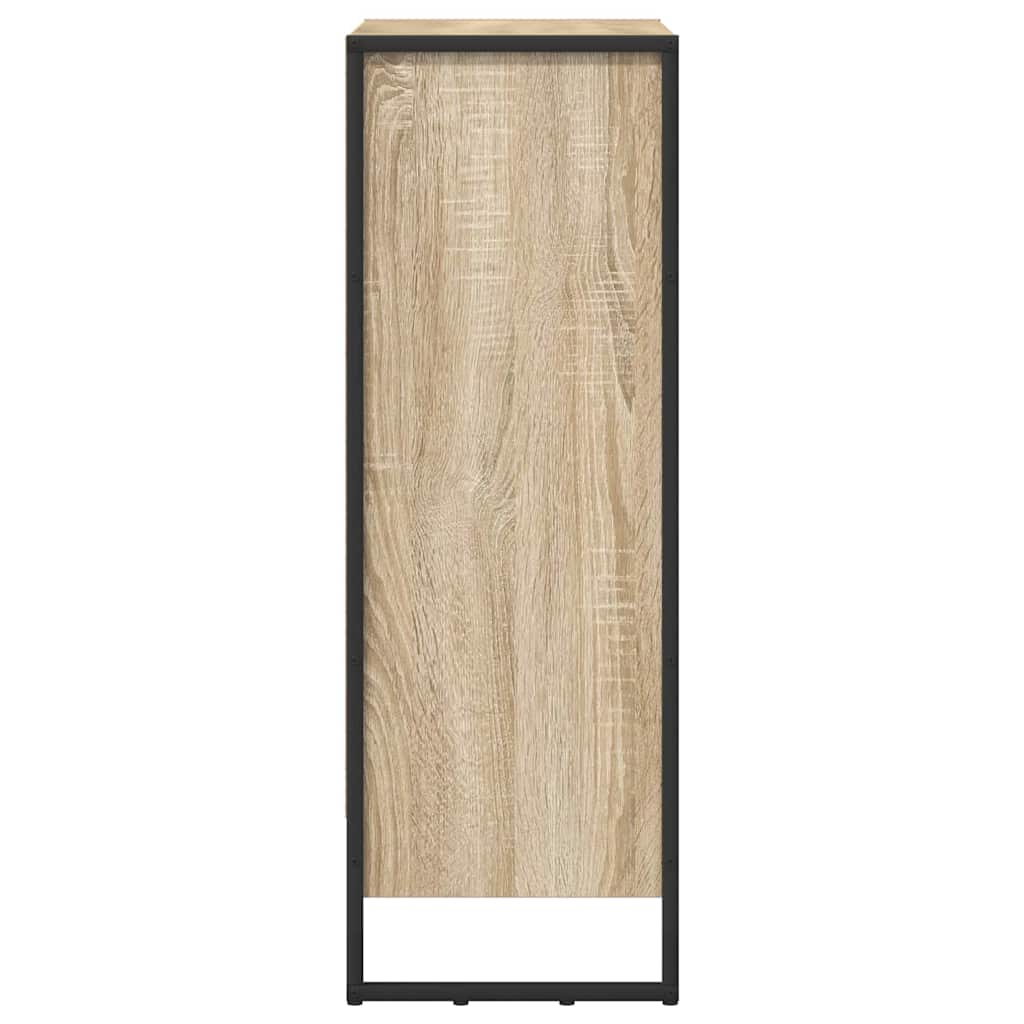 vidaXL Bücherregal Sonoma 80 x 30 x 155 cm Holzwerkstoff