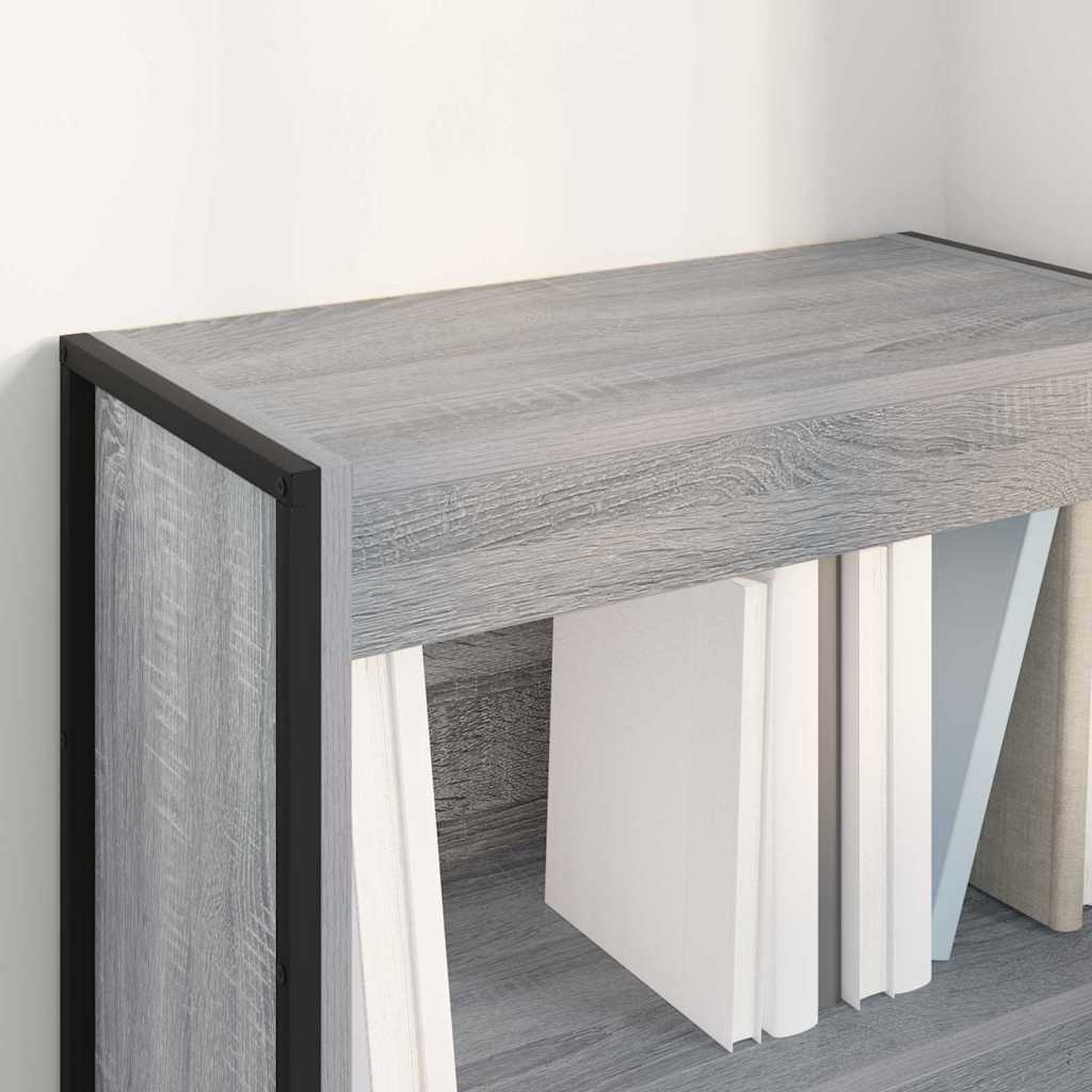 Bücherregal Graues Sonoma 80 x 30 x 155 cm Holzwerkstoff