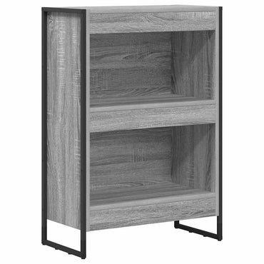 vidaXL Bücherregal Graues Sonoma 80 x 30 x 155 cm Holzwerkstoff