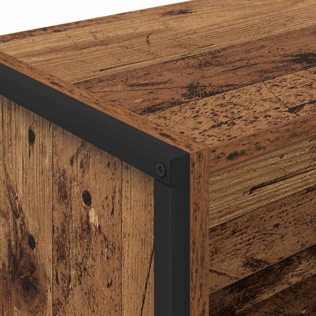 vidaXL Bibliothèque en bois de récupération 80 x 30 x 155 cm Bois d'ingénierie