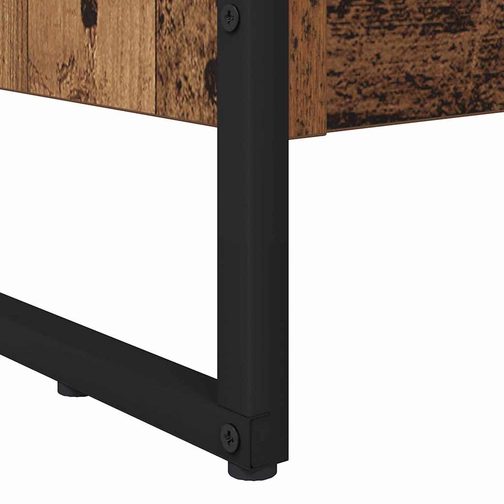 vidaXL Bibliothèque en bois de récupération 80 x 30 x 155 cm Bois d'ingénierie