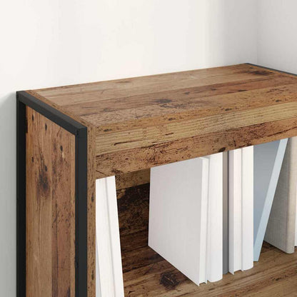 vidaXL Bibliothèque en bois de récupération 80 x 30 x 155 cm Bois d'ingénierie