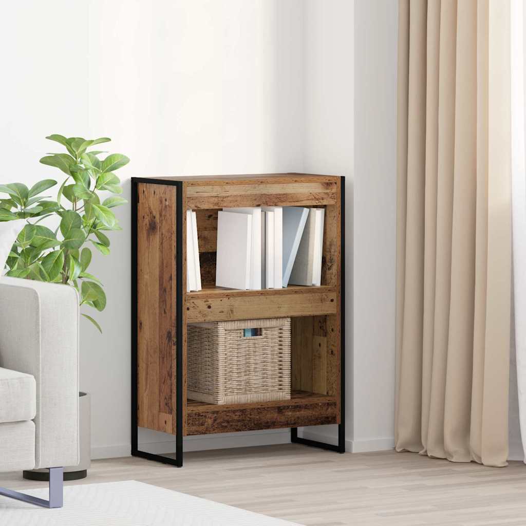 vidaXL Bibliothèque en bois de récupération 80 x 30 x 155 cm Bois d'ingénierie