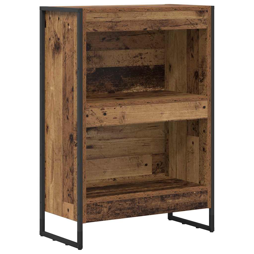 vidaXL Bibliothèque en bois de récupération 80 x 30 x 155 cm Bois d'ingénierie