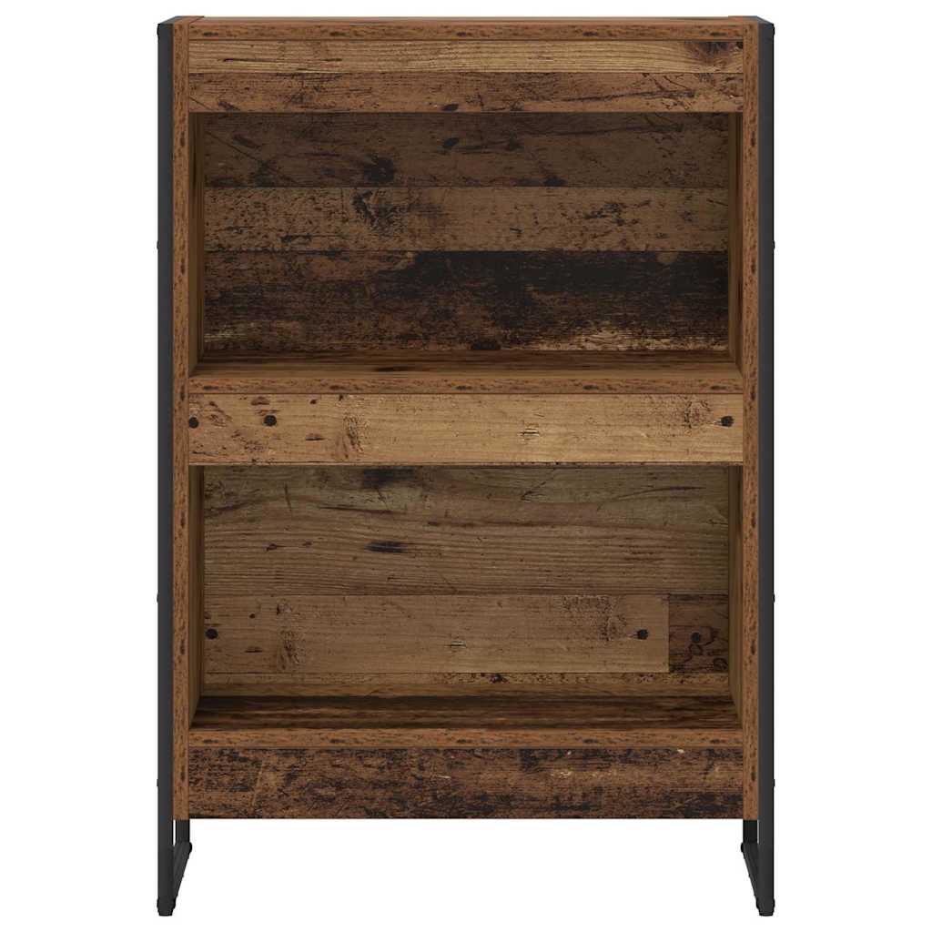 vidaXL Bibliothèque en bois de récupération 80 x 30 x 155 cm Bois d'ingénierie