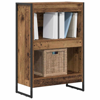 vidaXL Bibliothèque en bois de récupération 80 x 30 x 155 cm Bois d'ingénierie