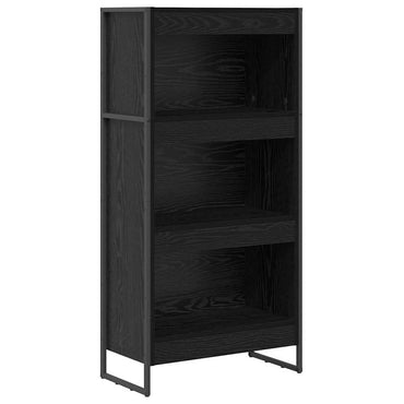 vidaXL Bücherregal Schwarz Eichen-Optik 80 x 30 x 155 cm Holzwerkstoff