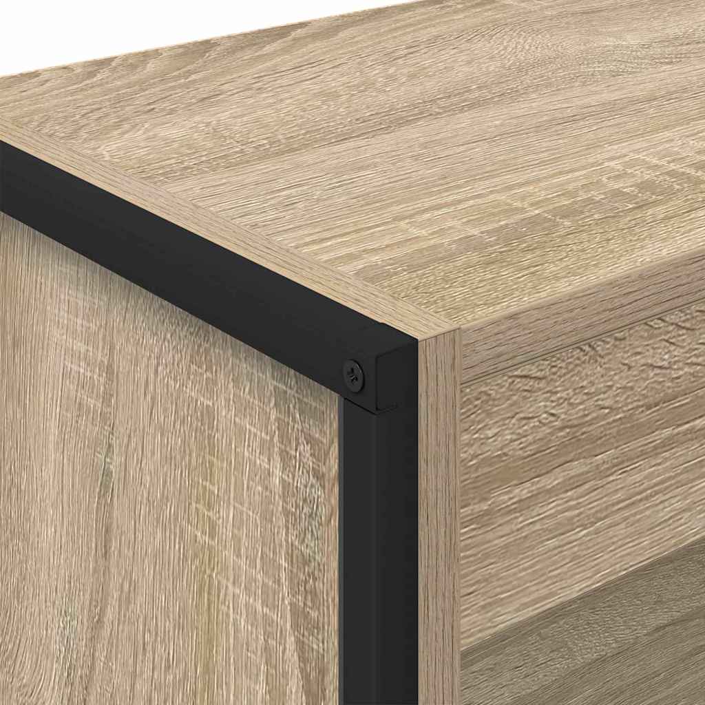 vidaXL Bücherregal Sonoma 80 x 30 x 155 cm Holzwerkstoff