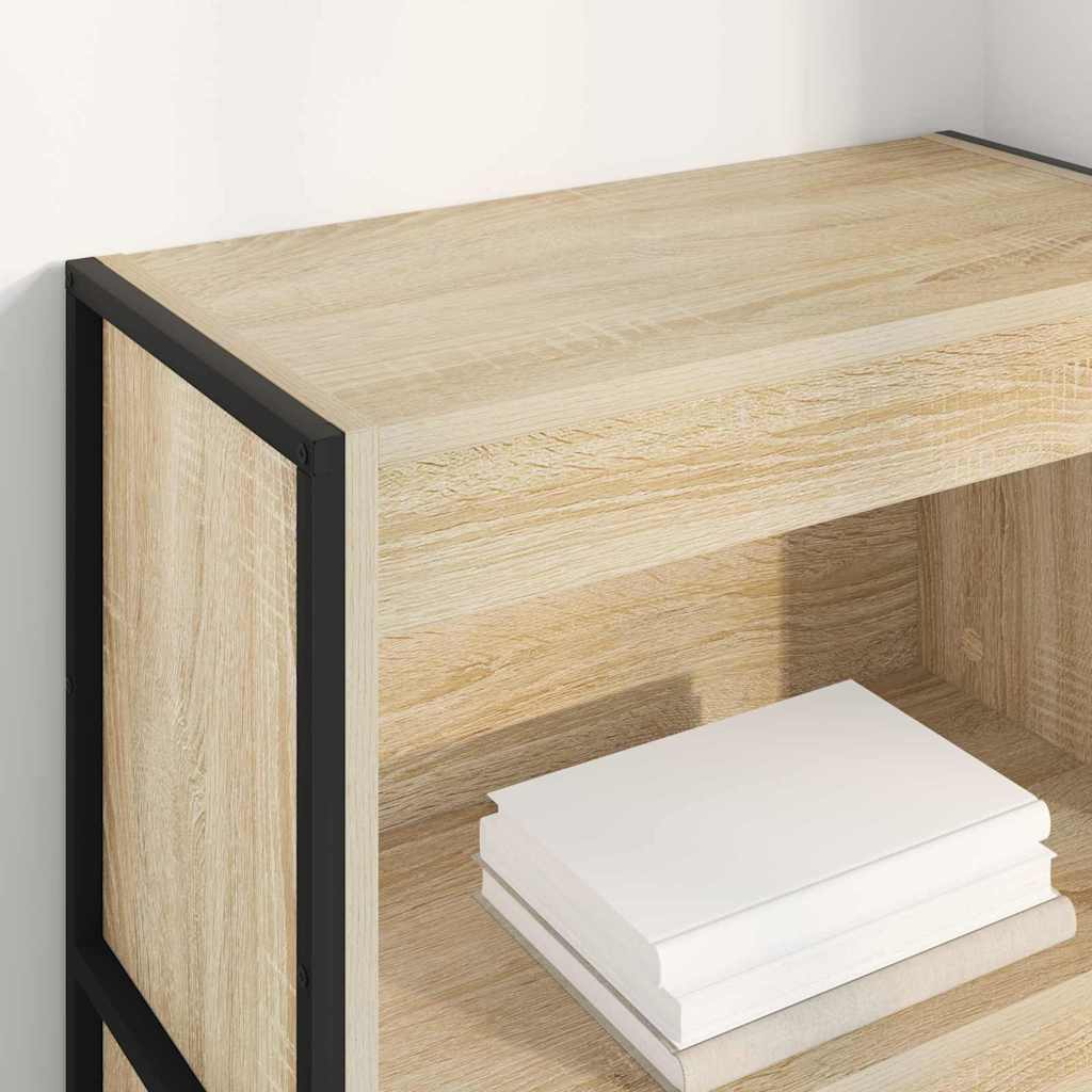 vidaXL Bücherregal Sonoma 80 x 30 x 155 cm Holzwerkstoff