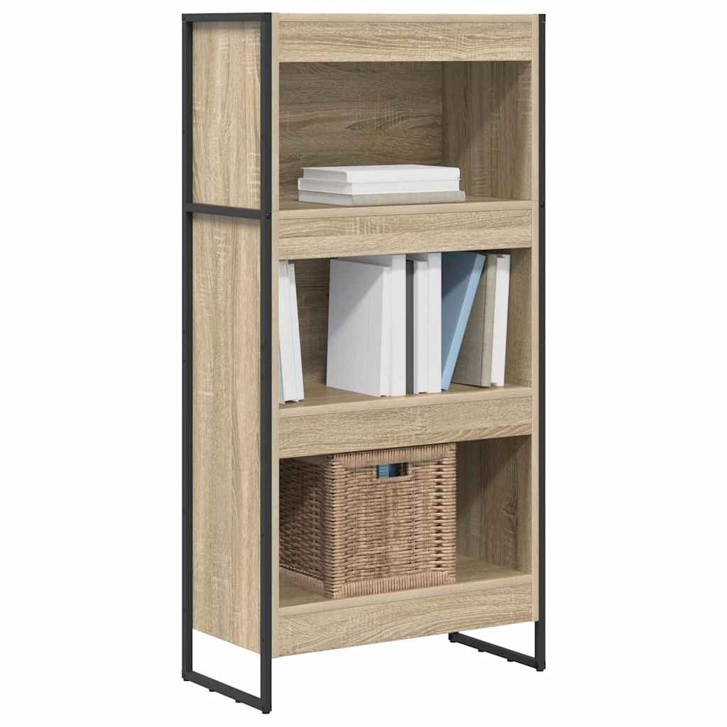 vidaXL Bücherregal Sonoma 80 x 30 x 155 cm Holzwerkstoff
