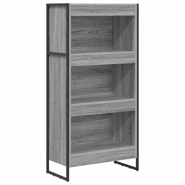 vidaXL Bücherregal Graues Sonoma 80 x 30 x 155 cm Holzwerkstoff