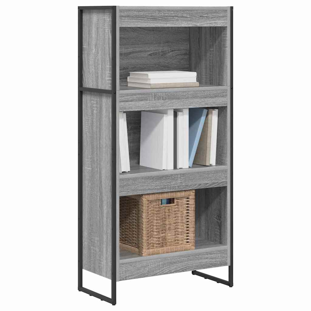 Bücherregal Graues Sonoma 80 x 30 x 155 cm Holzwerkstoff